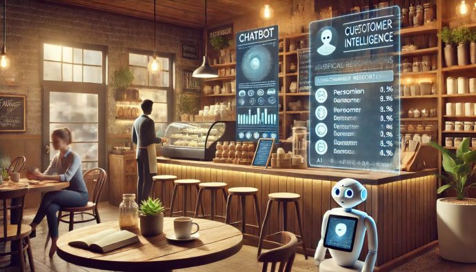 Beneficios de la inteligencia artificial comercio local DALL·E
